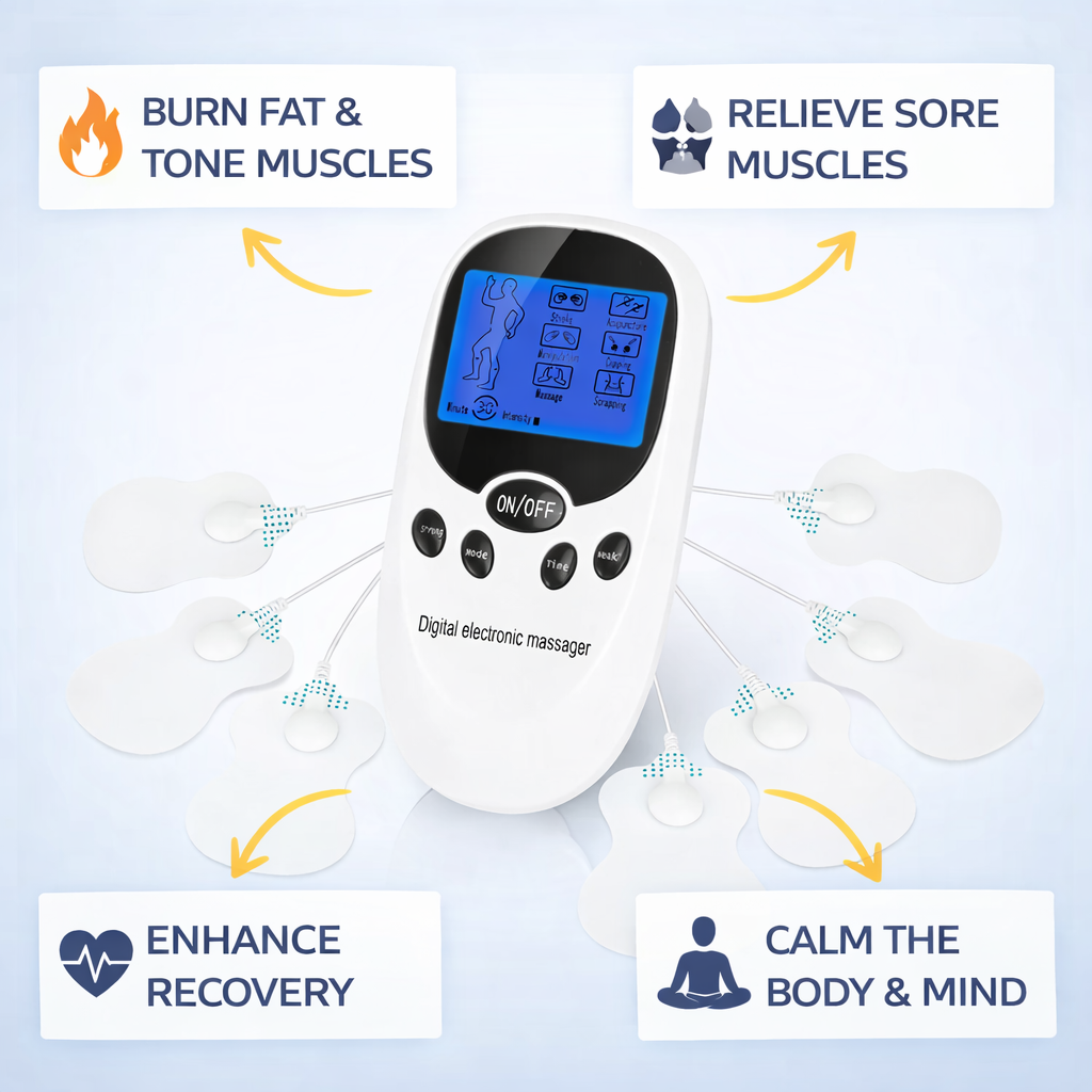 SyncWave Recovery Duo — Smart Rope + Muscle Stimulator