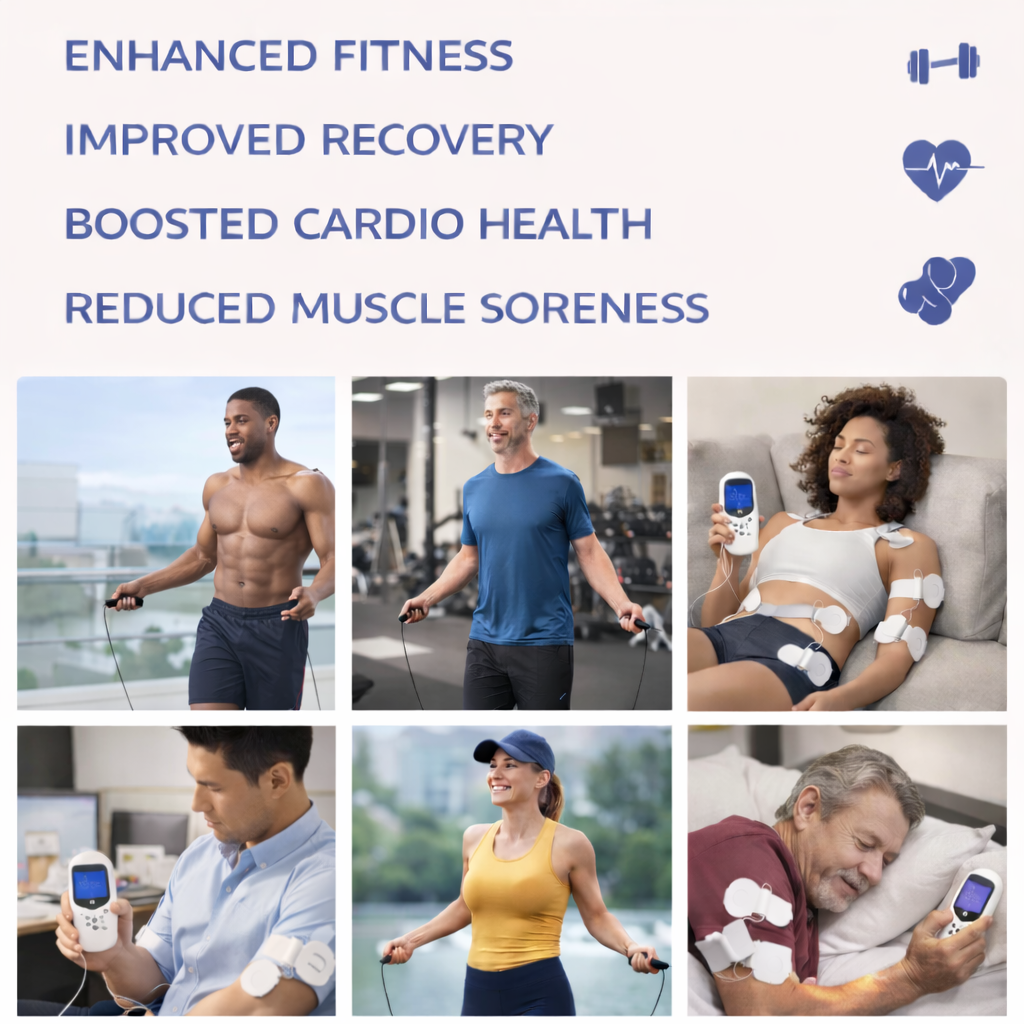 SyncWave Recovery Duo — Smart Rope + Muscle Stimulator