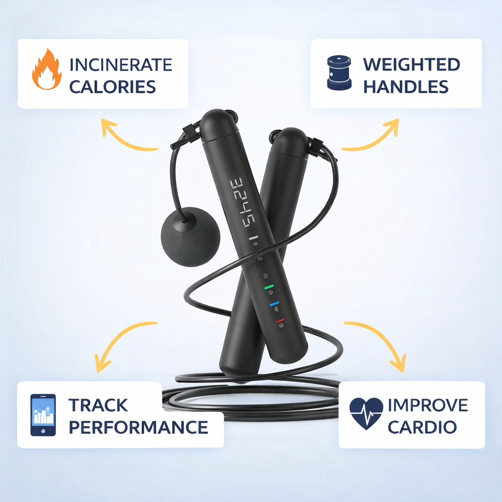 SyncWave Recovery Duo — Smart Rope + Muscle Stimulator